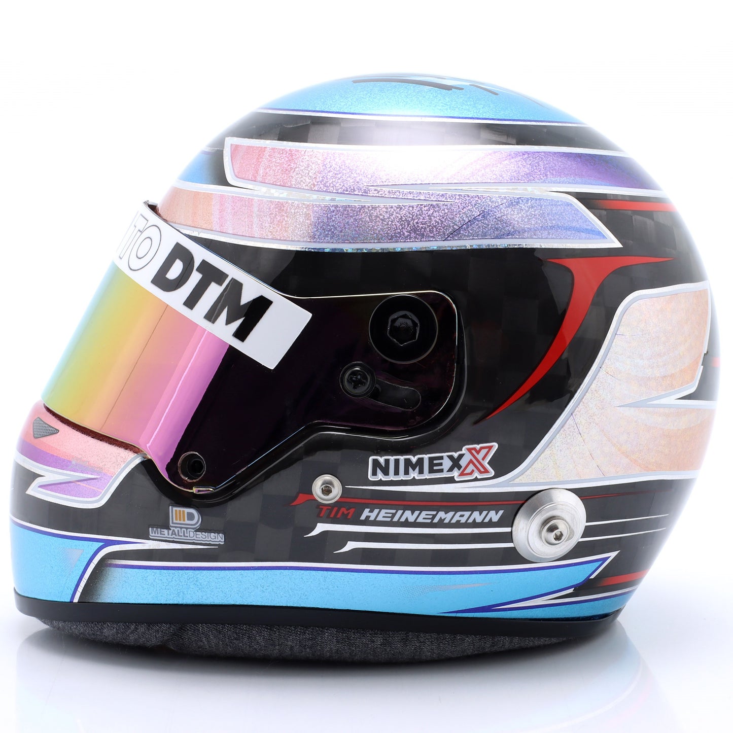Mini Helm Carbon Tim Heinemann DTM 2023 Maßstab 1:2