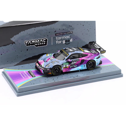 Modellauto Porsche 911 GT3 R (992) From Sim to DTM #9 DTM 2023 Toksport WRT Tarmac Works Maßstab 1:64