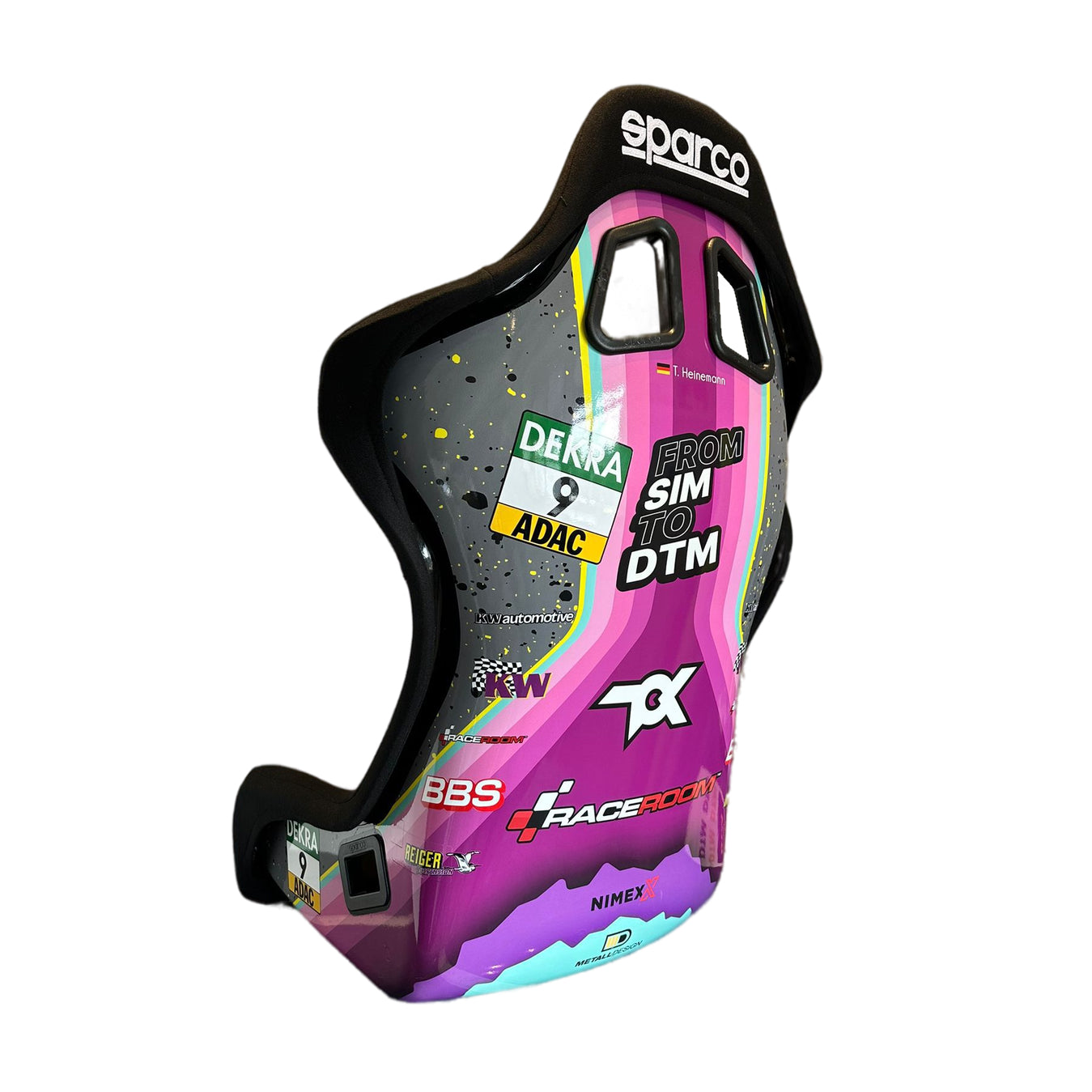 Design Folierung "From Sim to DTM" für Sparco Grid Q Sticker Kit