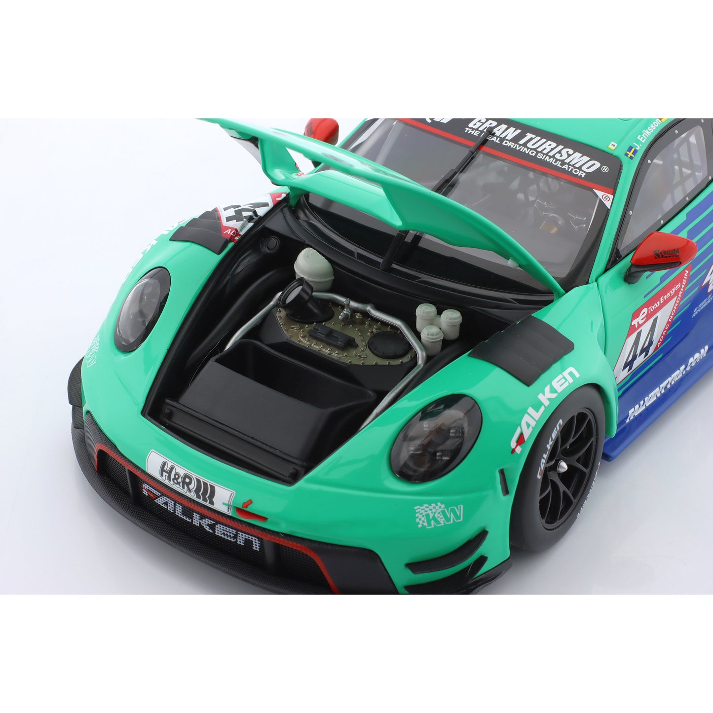 Modellauto Porsche 911 GT3 R (992) Falken #44 24h Nürburgring 2023 1:18 Minichamps