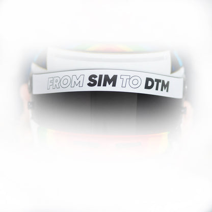 Visier Sticker From Sim to DTM für Arai GP7 Helme (GP-7 FRP und SRC)