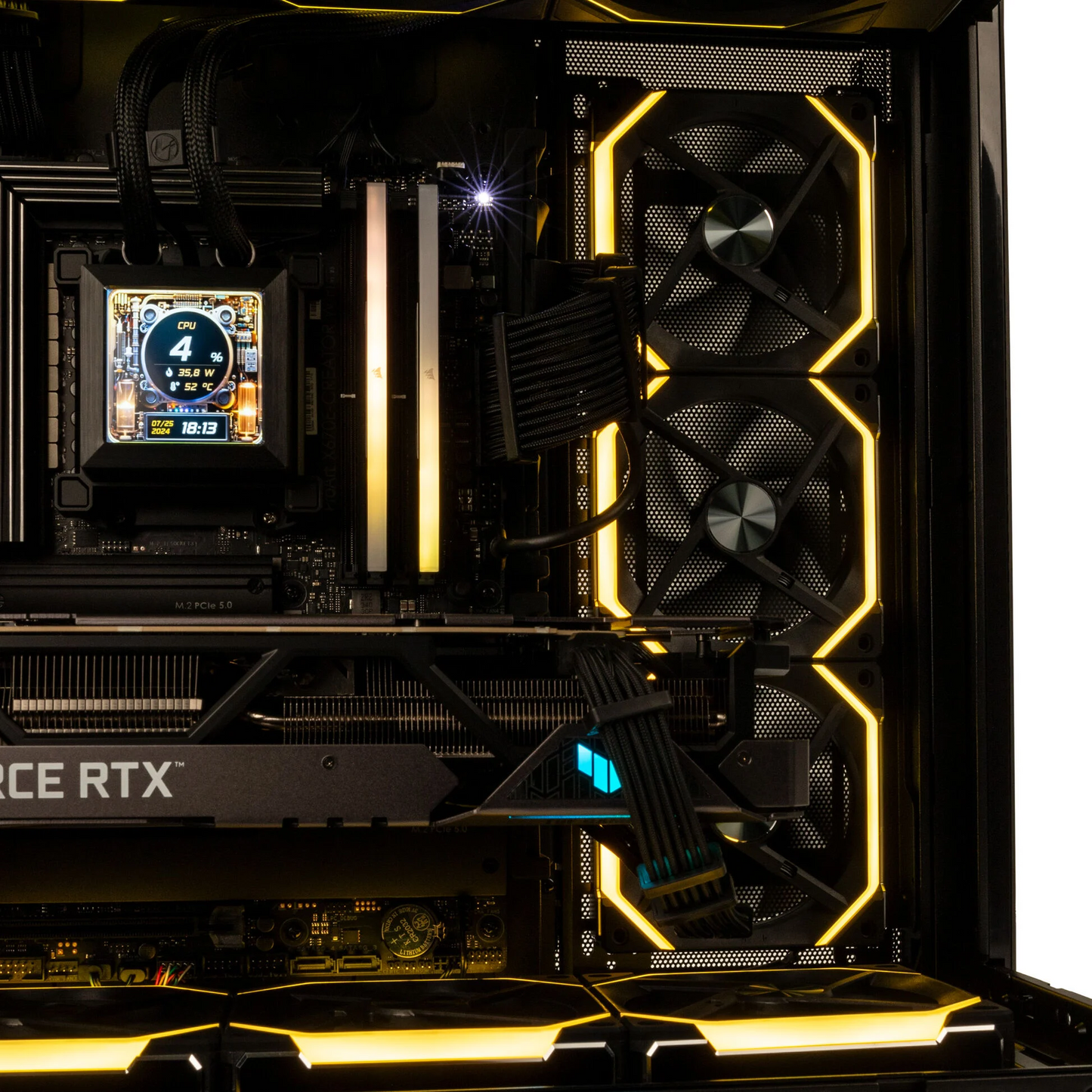 Limited Edition SimRacing PC SUPERVELOCE Lamborghini (NVIDIA RTX 4090 & AMD Ryzen 7 7800X3D)