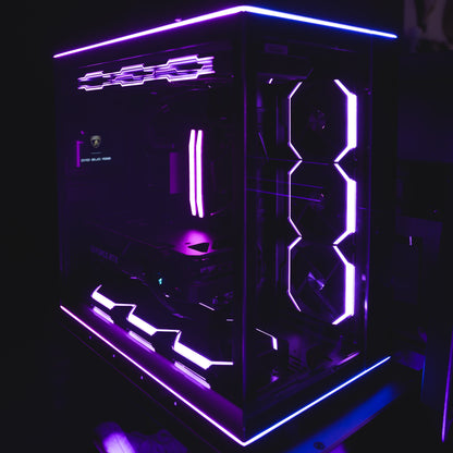 Limited Edition SimRacing PC SUPERVELOCE Lamborghini (NVIDIA RTX 4090 & AMD Ryzen 7 7800X3D)