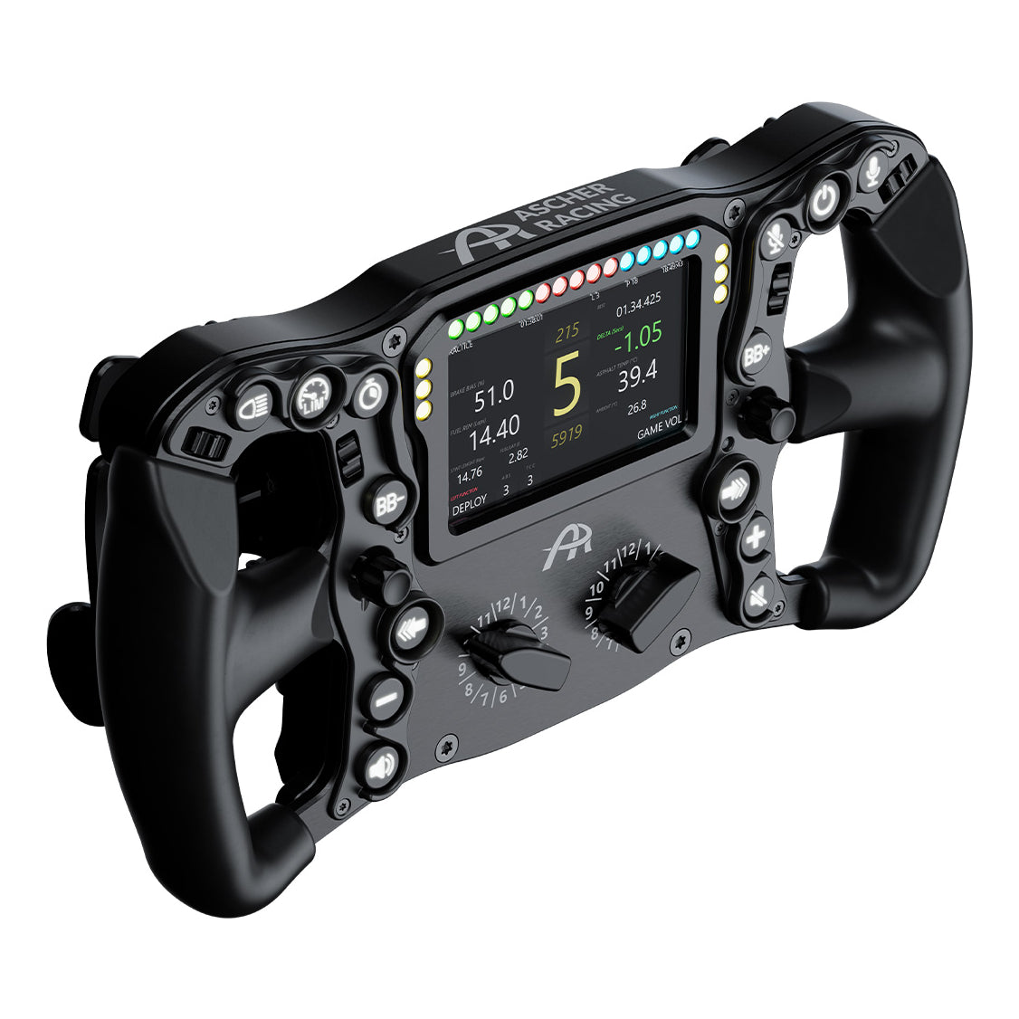 Ascher Racing ULTIMATE Black Edition SimRacing Lenkrad