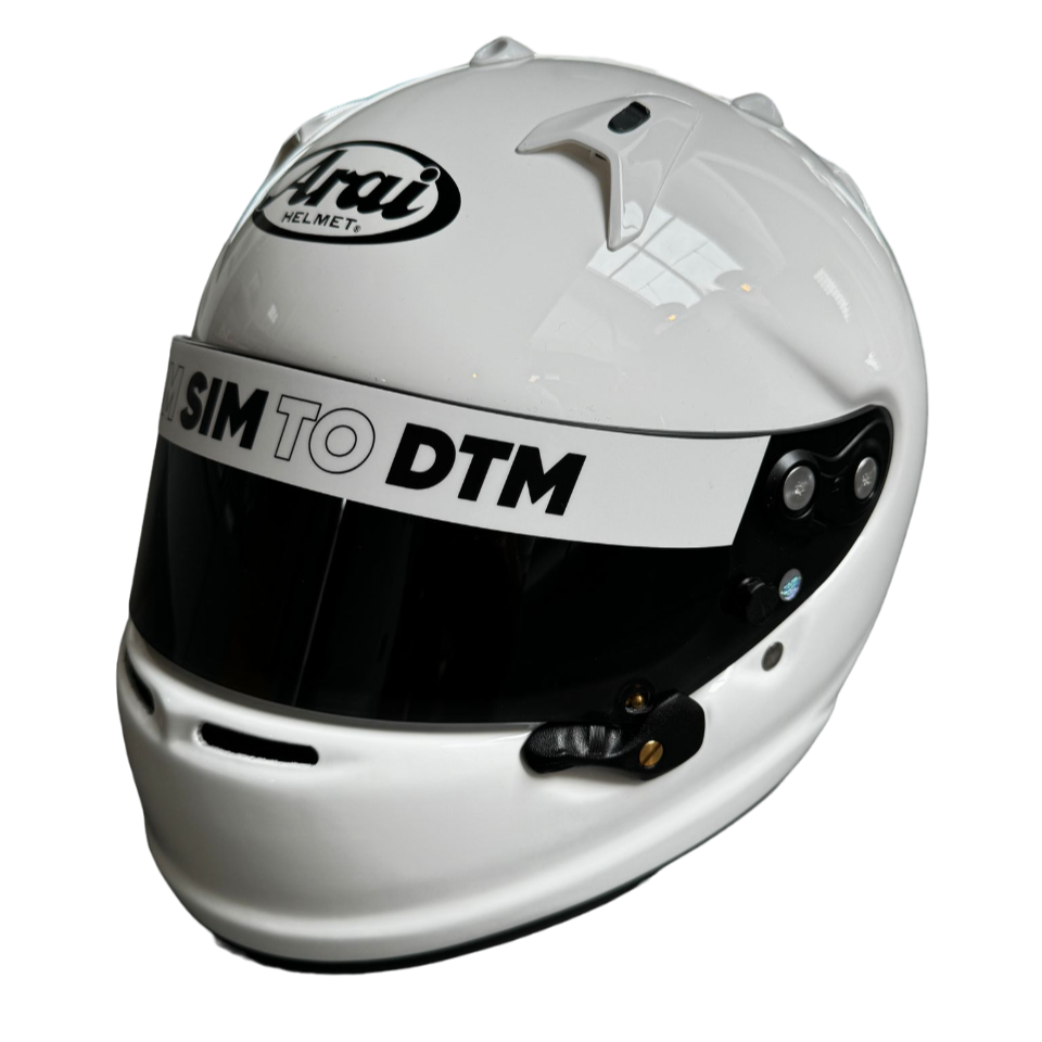 Visier Sticker From Sim to DTM für Arai GP7 Helme (GP-7 FRP und SRC)