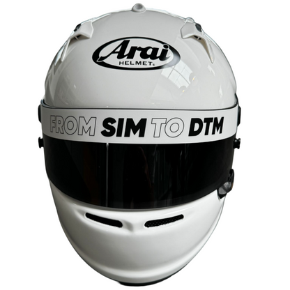 Visier Sticker From Sim to DTM für Arai GP7 Helme (GP-7 FRP und SRC)