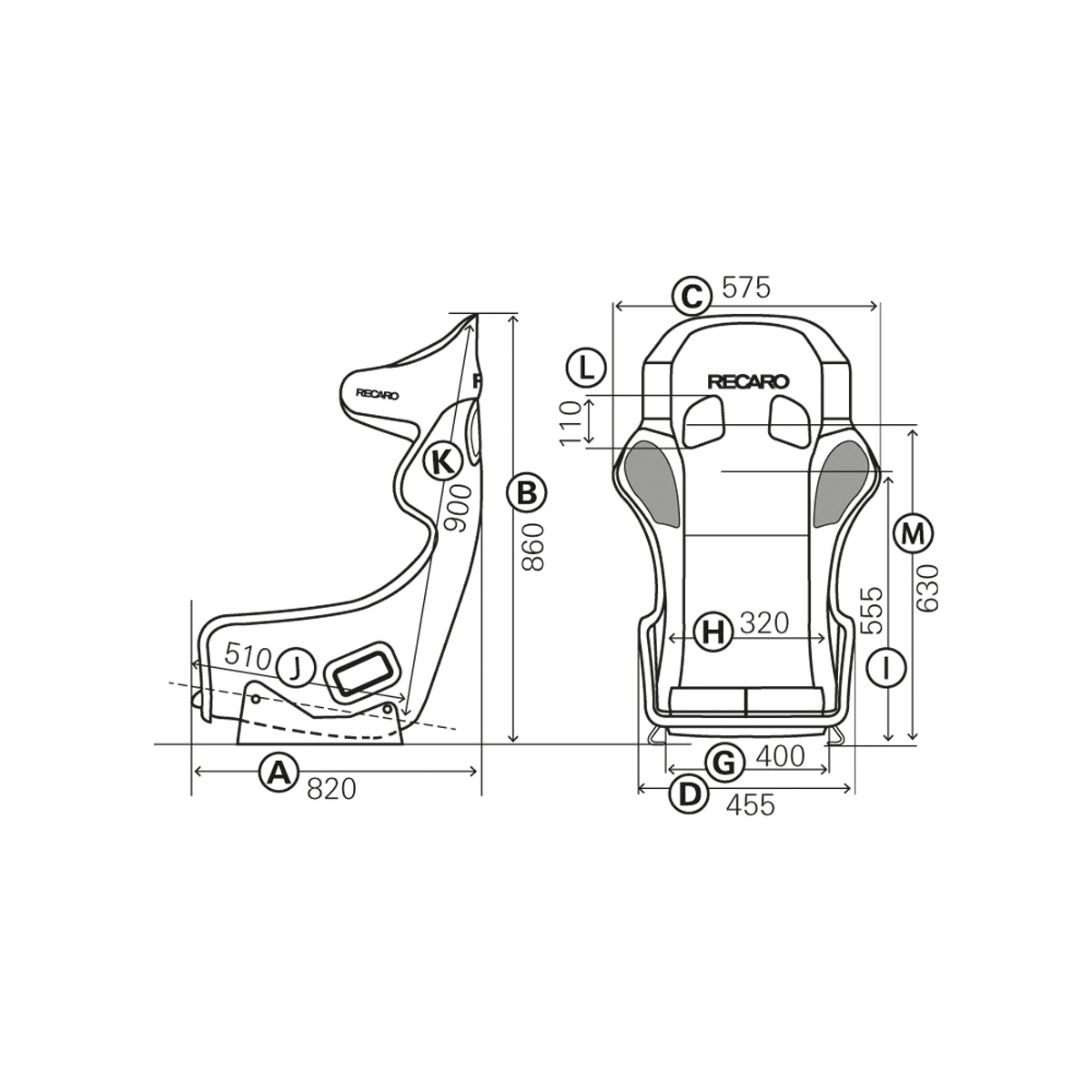 Recaro Pro Racer SPG SimRacing Sitz FIA Schalensitz